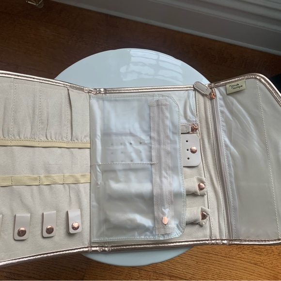 Navy Blue Suede Sandals - Picture 7 of 8